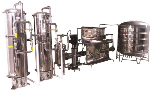 packaged drinking mineral water plant